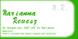 marianna revesz business card